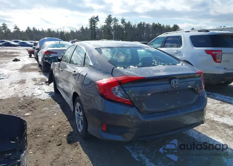 2016 Honda Civic Lx z USA, uszkodzony, nr VIN 2HGFC2F52GH526508